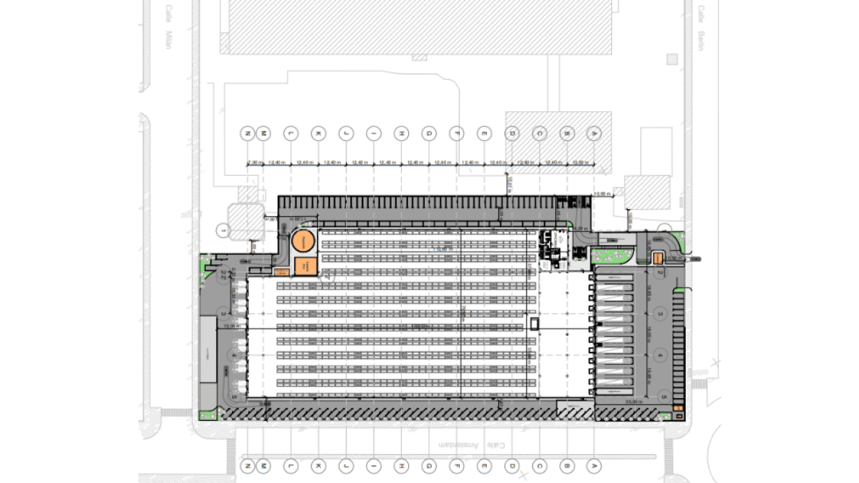 Plano Torres de la Alameda